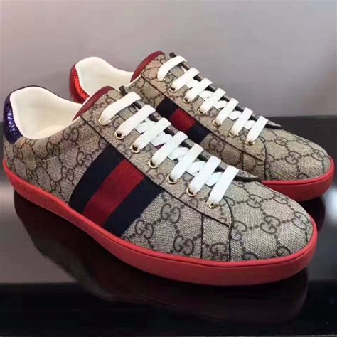 gucci ace red|gucci ace gg supreme sneakers.